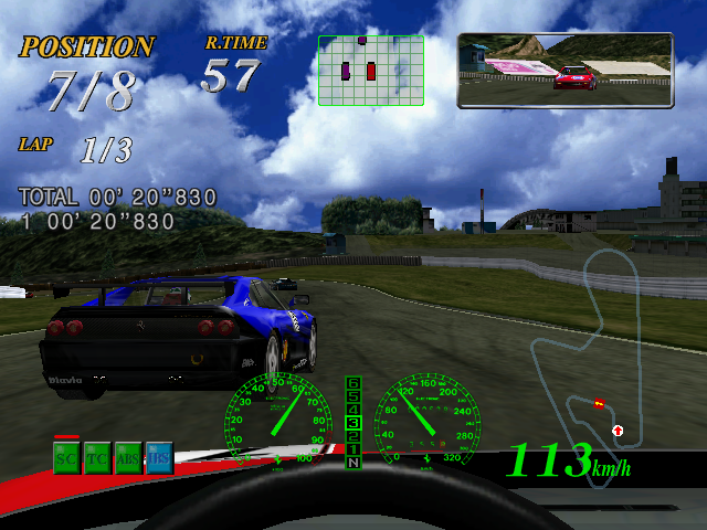 F355 Challenge screenshot 4 for Sega Dreamcast